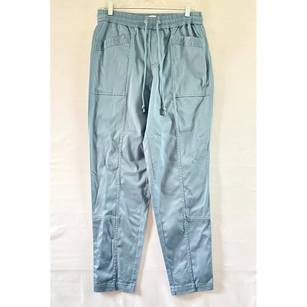 Lou & Grey Women Blue Lyocell Blend Drawstring Jogger Pants FA22 S 591353 NWT
